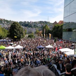 20.000 Menschen für Klimaschutz in Stuttgart